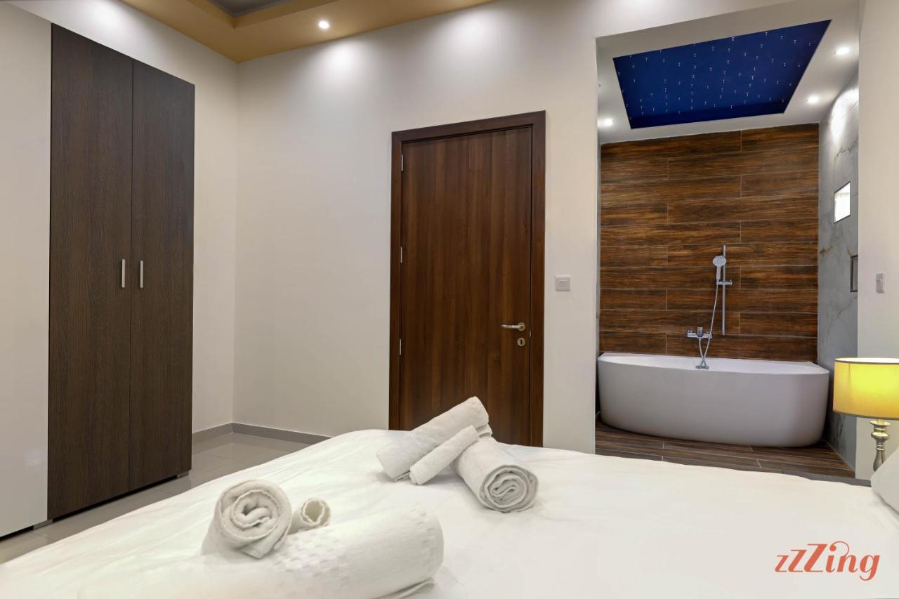 Gem Beachfront Apt With Amazing Bay And Sea Views บีร์เซบบูจา ภายนอก รูปภาพ