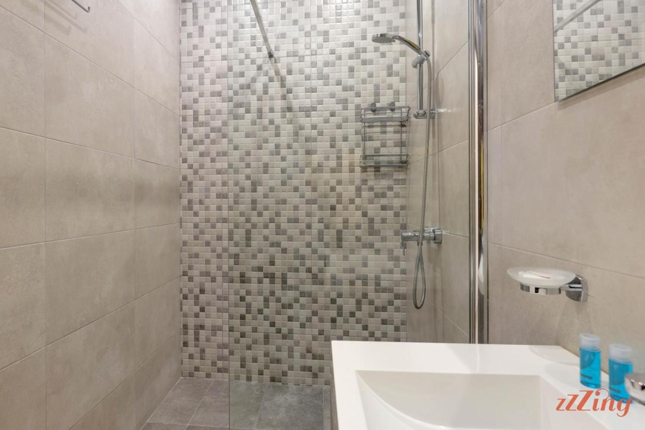 Gem Beachfront Apt With Amazing Bay And Sea Views บีร์เซบบูจา ภายนอก รูปภาพ